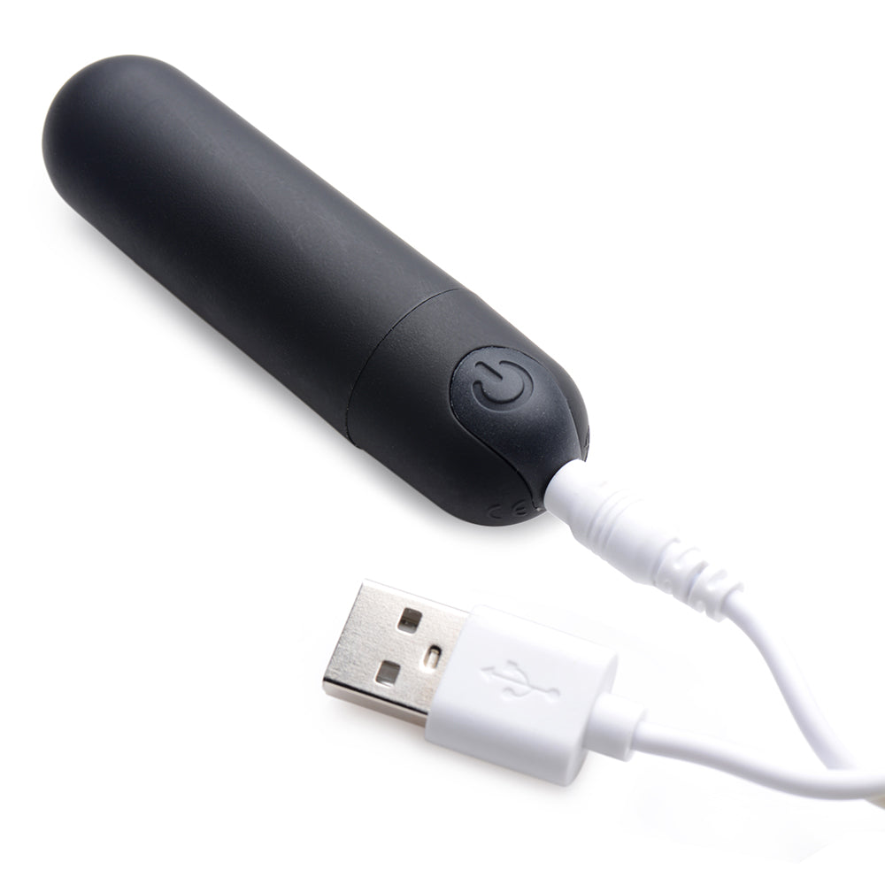 Bang Vibrating Bullet with Remote Control-Black