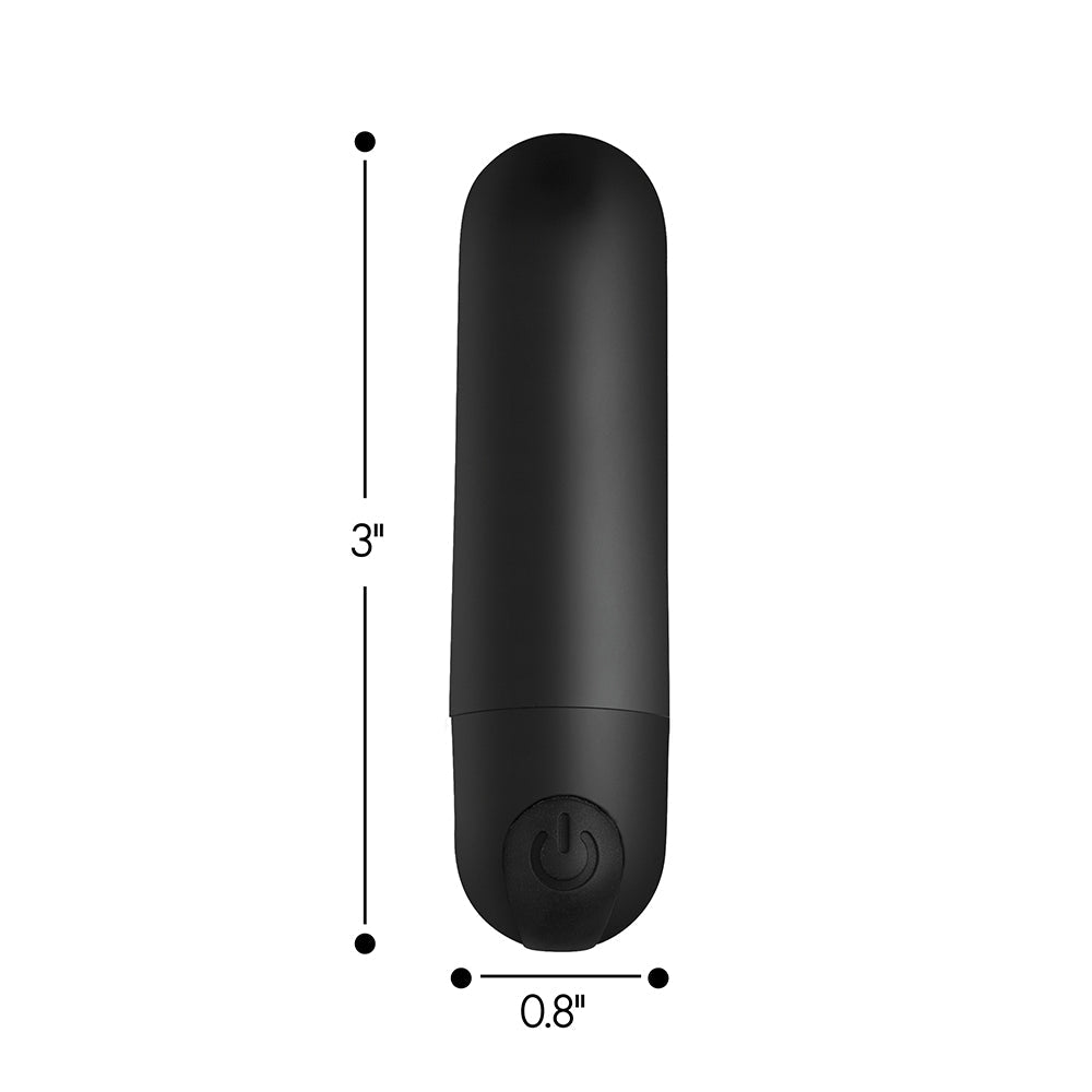 Bang Vibrating Bullet with Remote Control-Black