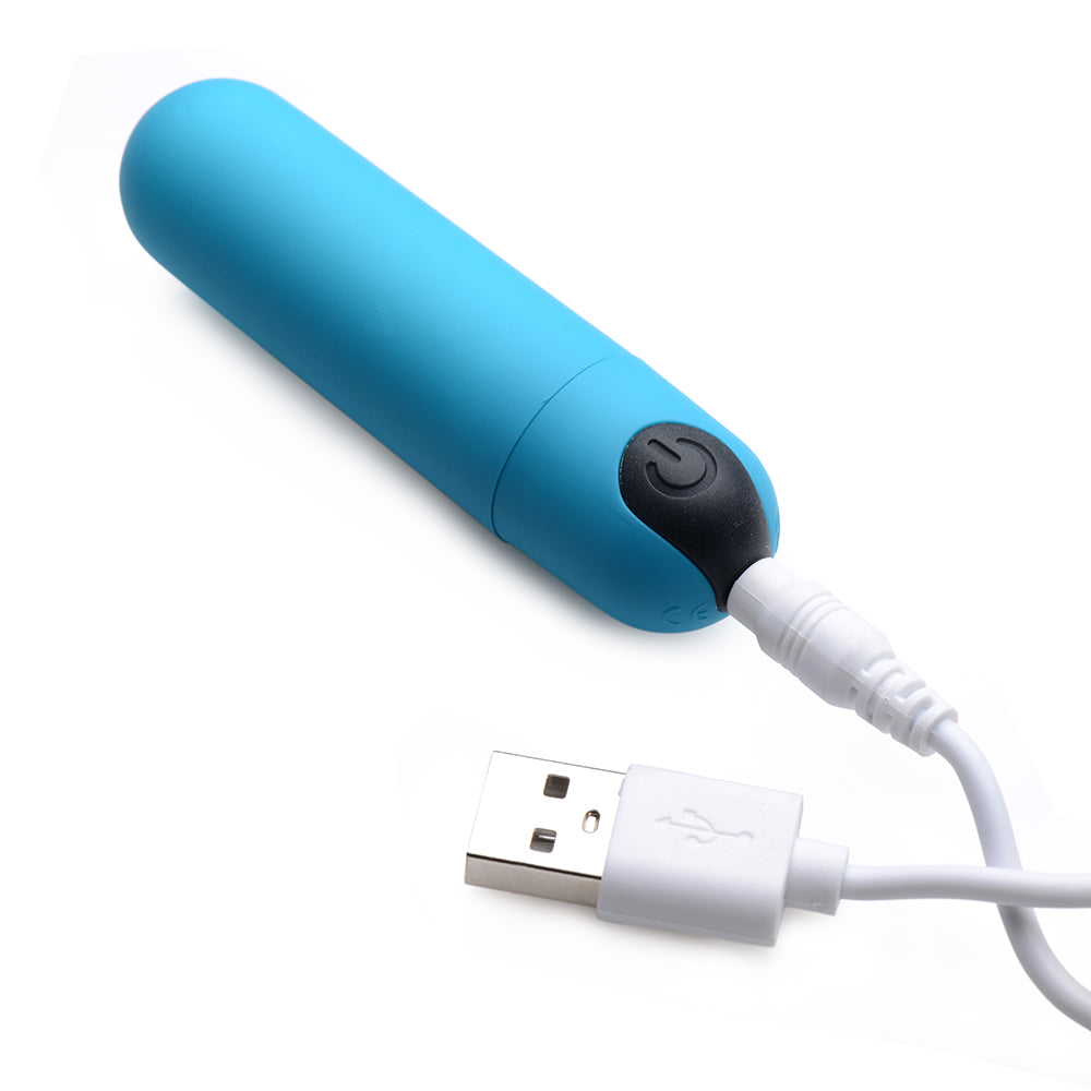 Bang Vibrating Bullet with Remote Control-Blue