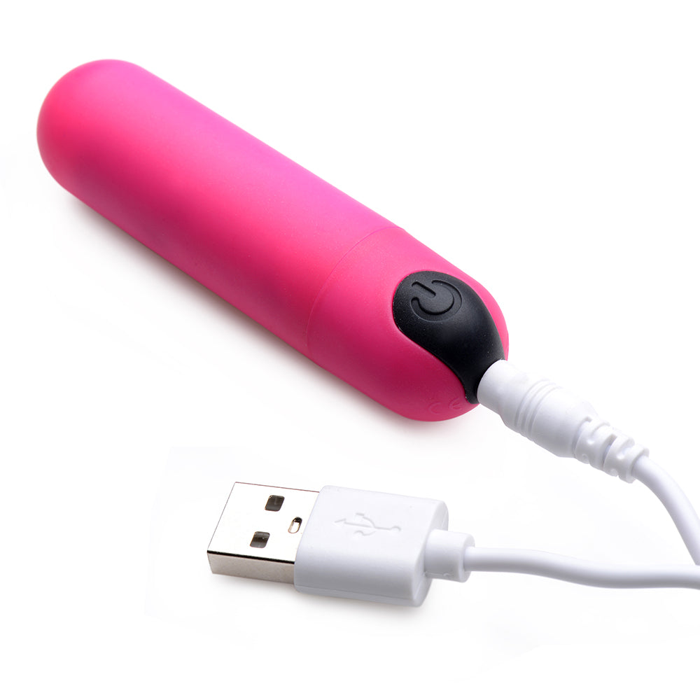 Bang Vibrating Bullet with Remote Control-Pink