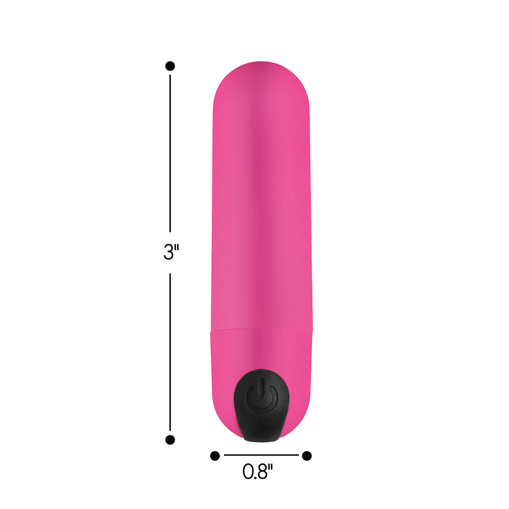 Bang Vibrating Bullet with Remote Control-Pink