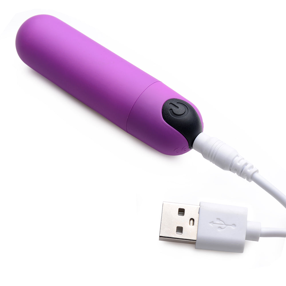 Bang Vibrating Bullet with Remote Control-Purple