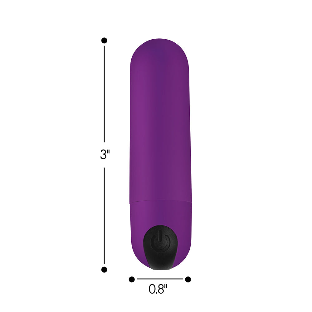 Bang Vibrating Bullet with Remote Control-Purple
