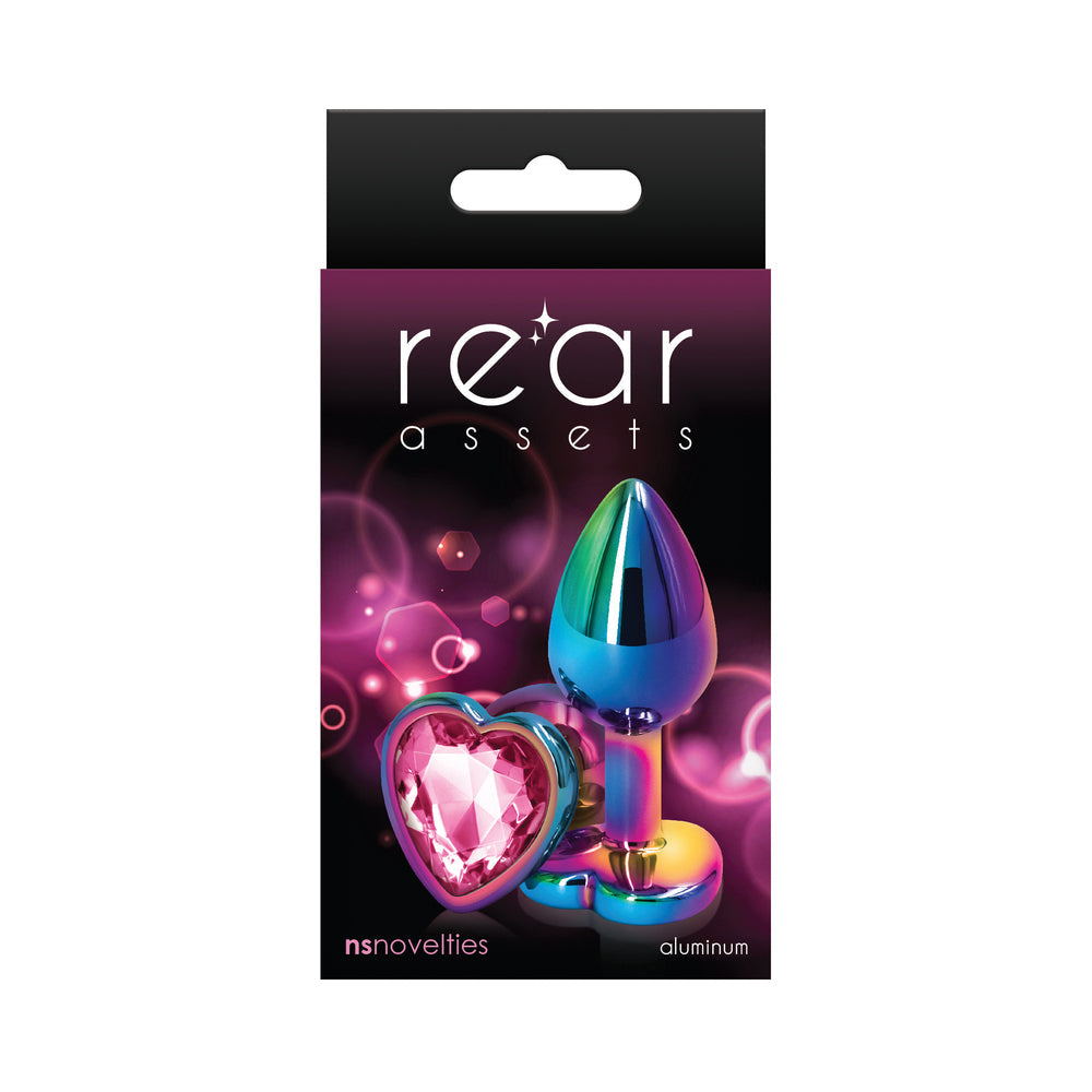 Rear Assets Multicolor Heart Small - Pink