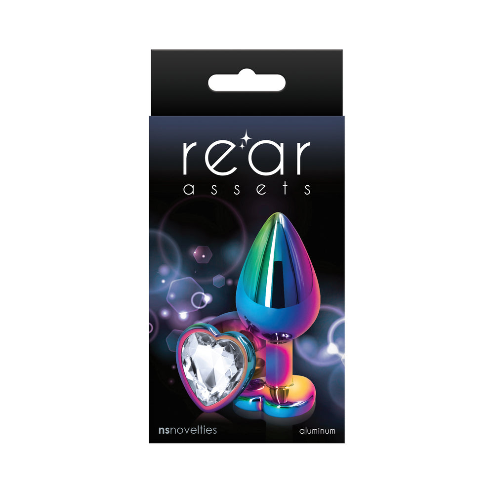 Rear Assets Multicolor Heart Medium - Clear