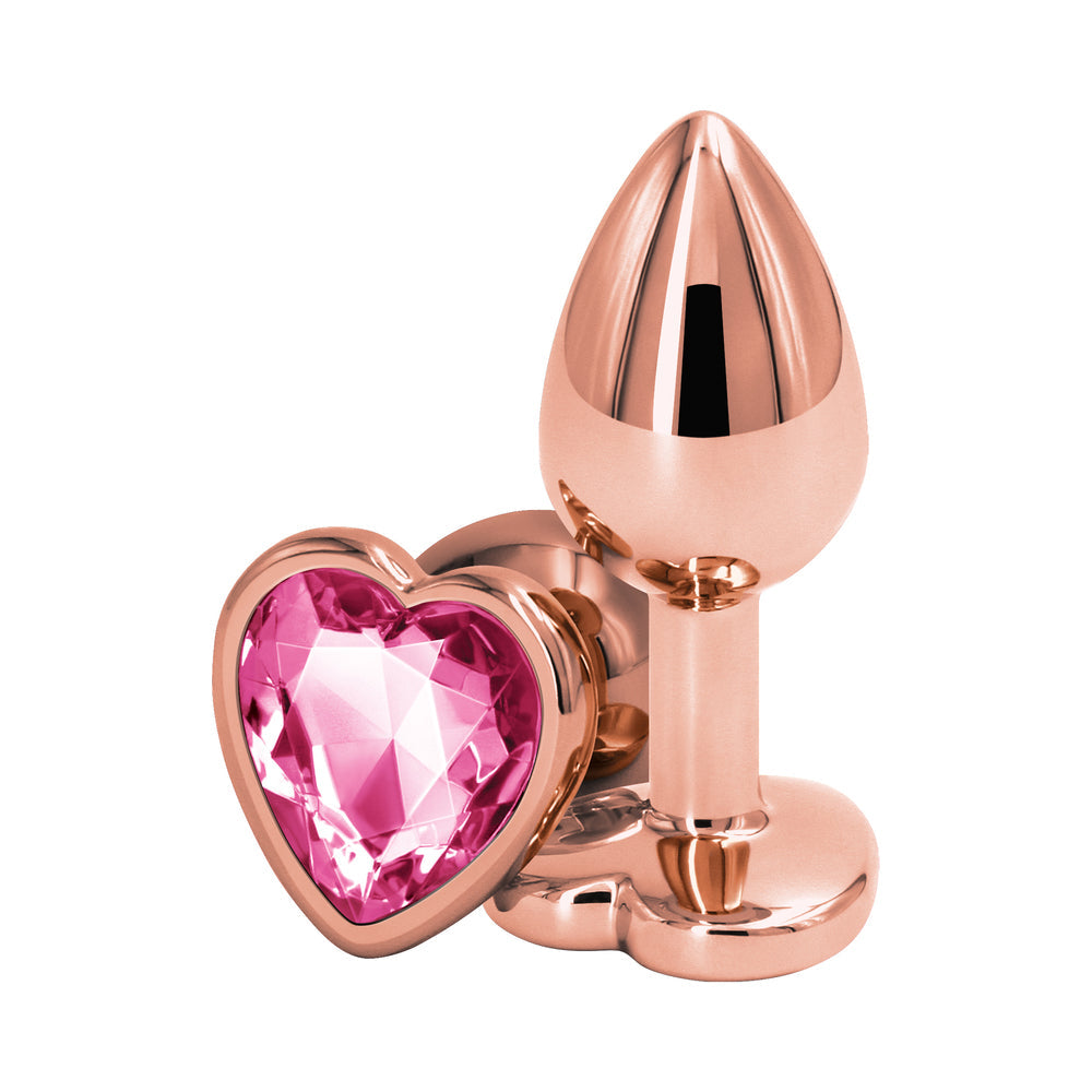 Rear Assets Rose Gold Heart Small - Pink