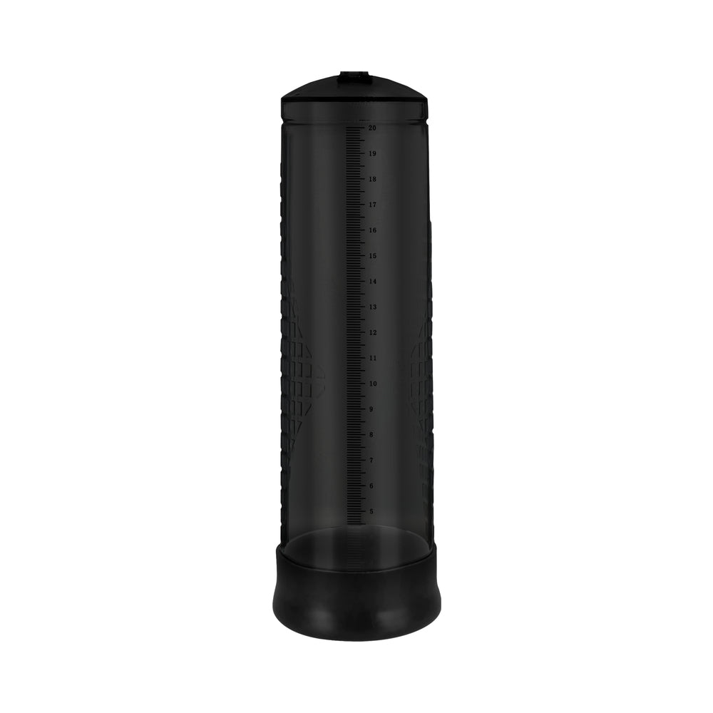 Shots Pumped Rechargeable Extreme Power Pump w/Free Silicone Cock Ring - Black