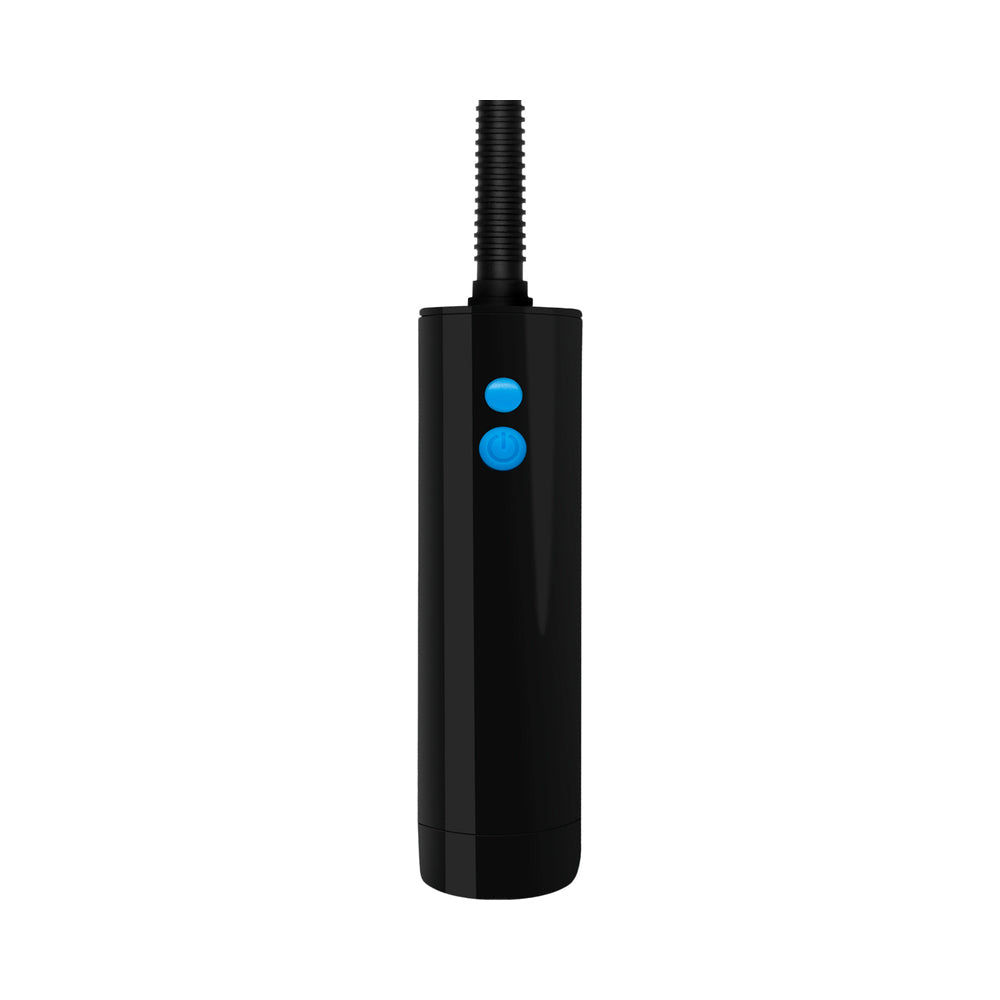 Shots Pumped Rechargeable Extreme Power Pump w/Free Silicone Cock Ring - Black