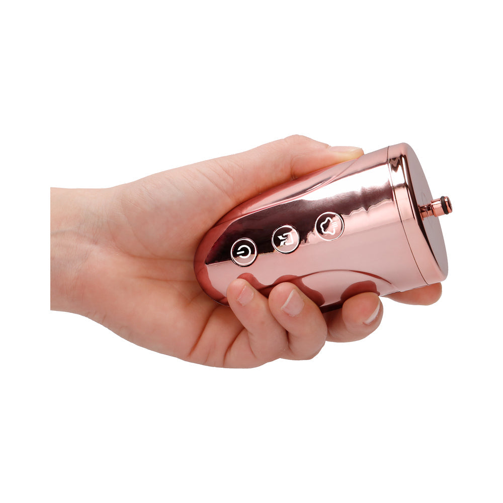 Shots Pumped Automatic Rechargeable Pussy Pump Set - Rose Gold