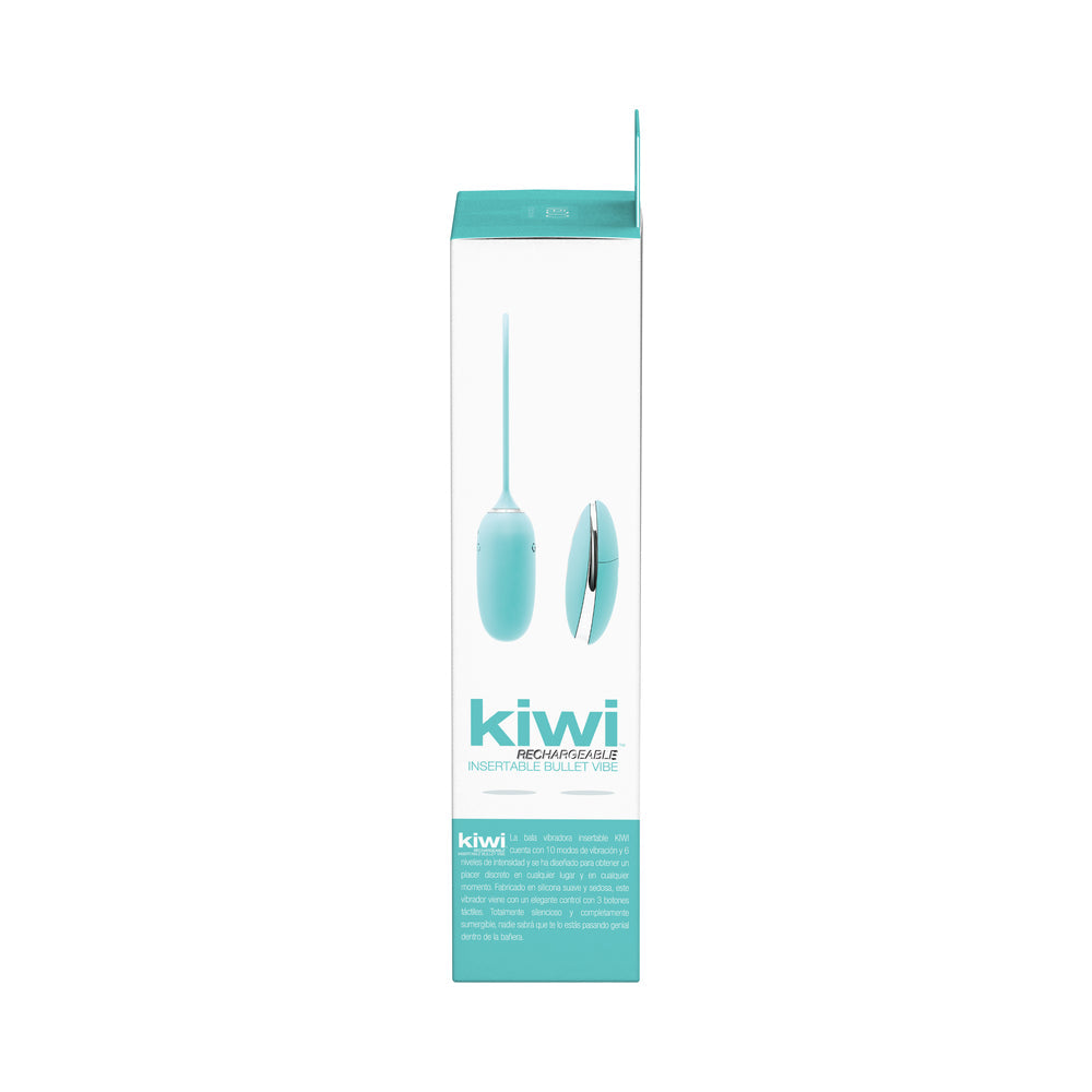 VeDO KIWI Rechargeable Insertable Bullet - Tease Me Turquoise