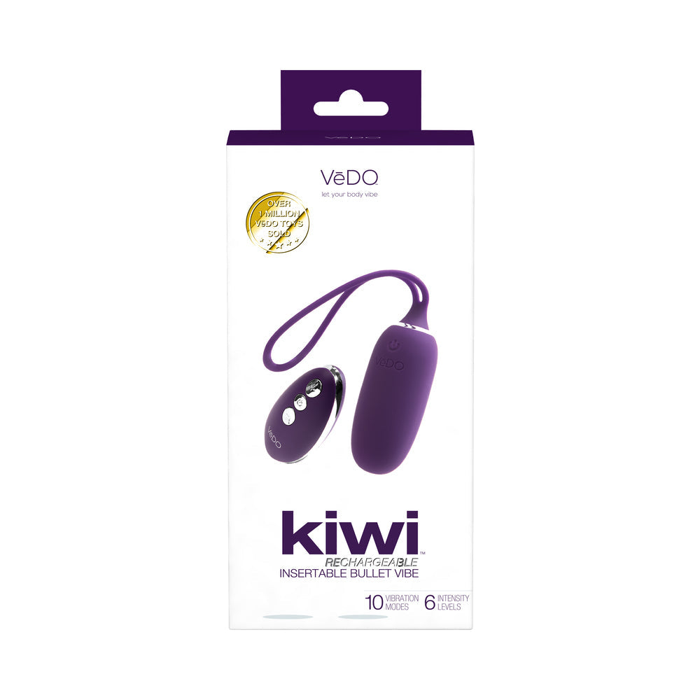 VeDO KIWI Rechargeable Insertable Bullet - Deep Purple
