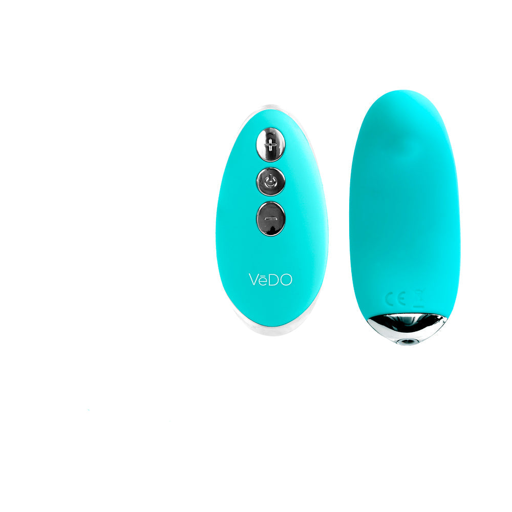 VeDO Niki Rechargeable Panty Vibe - Tease Me Turquoise