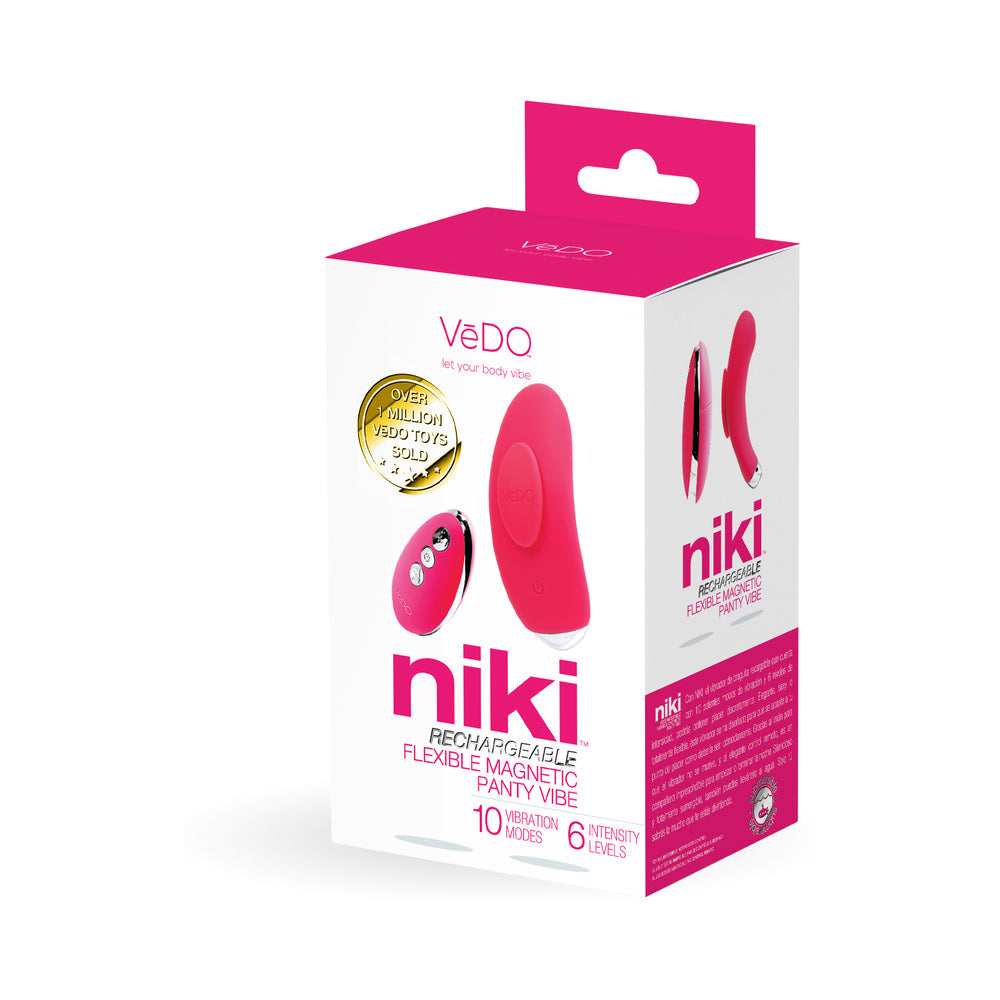 VeDO Niki Rechargeable Panty Vibe - Foxy Pink