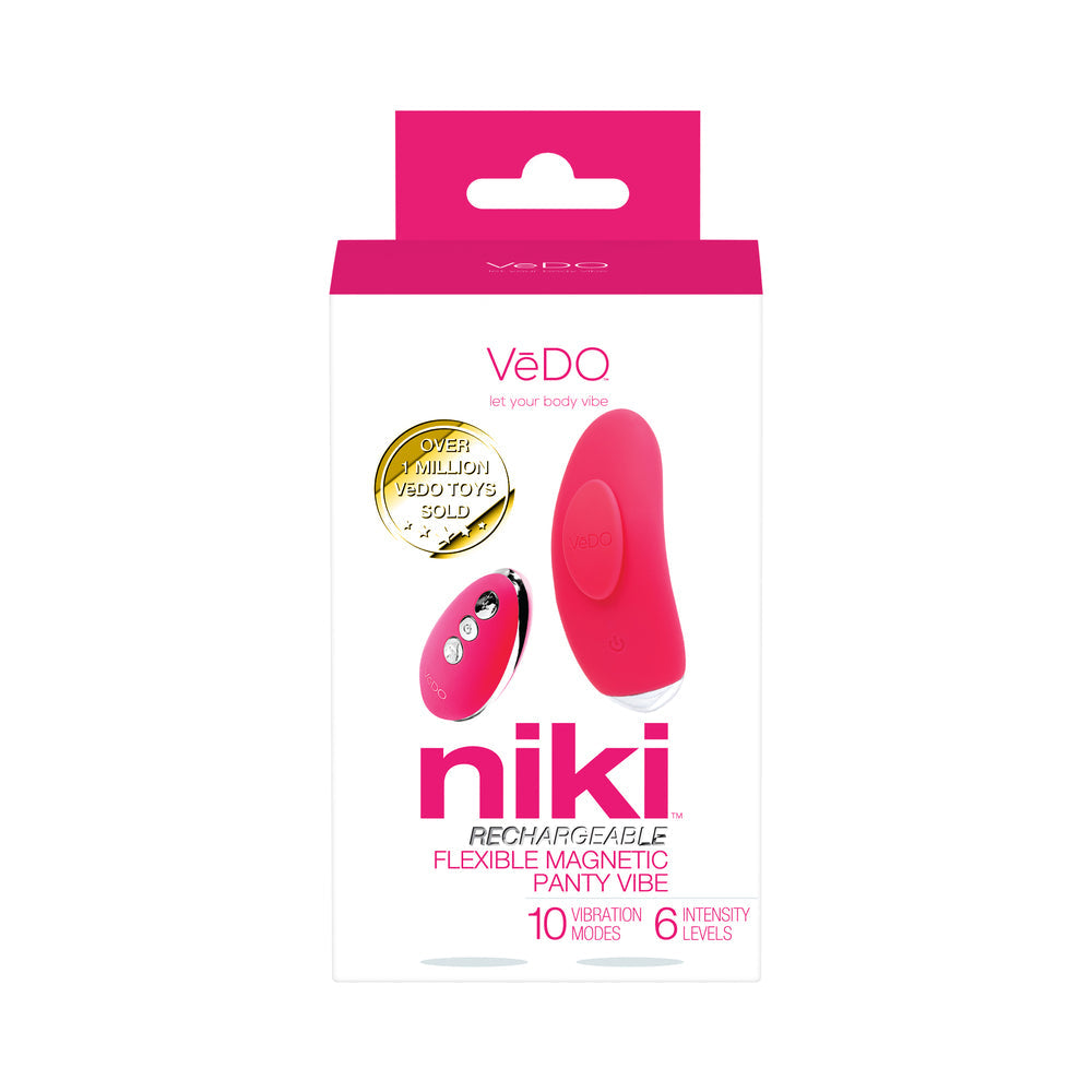 VeDO Niki Rechargeable Panty Vibe - Foxy Pink