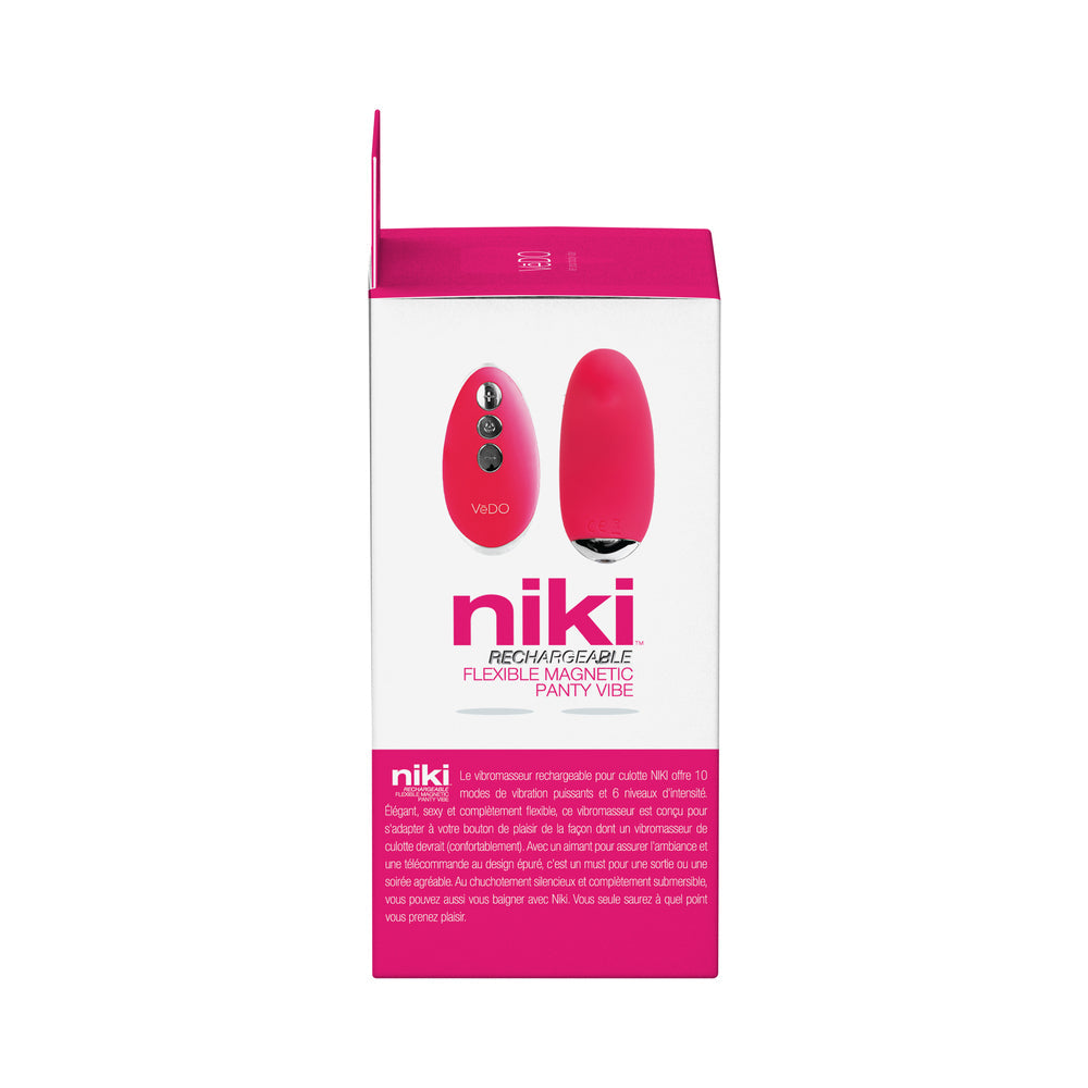 VeDO Niki Rechargeable Panty Vibe - Foxy Pink
