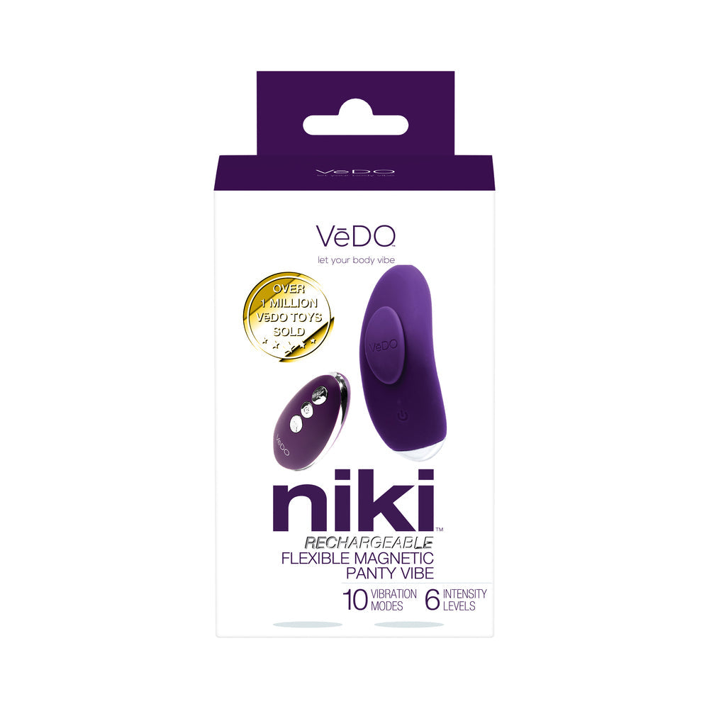 VeDO Niki Rechargeable Panty Vibe - Deep Purple
