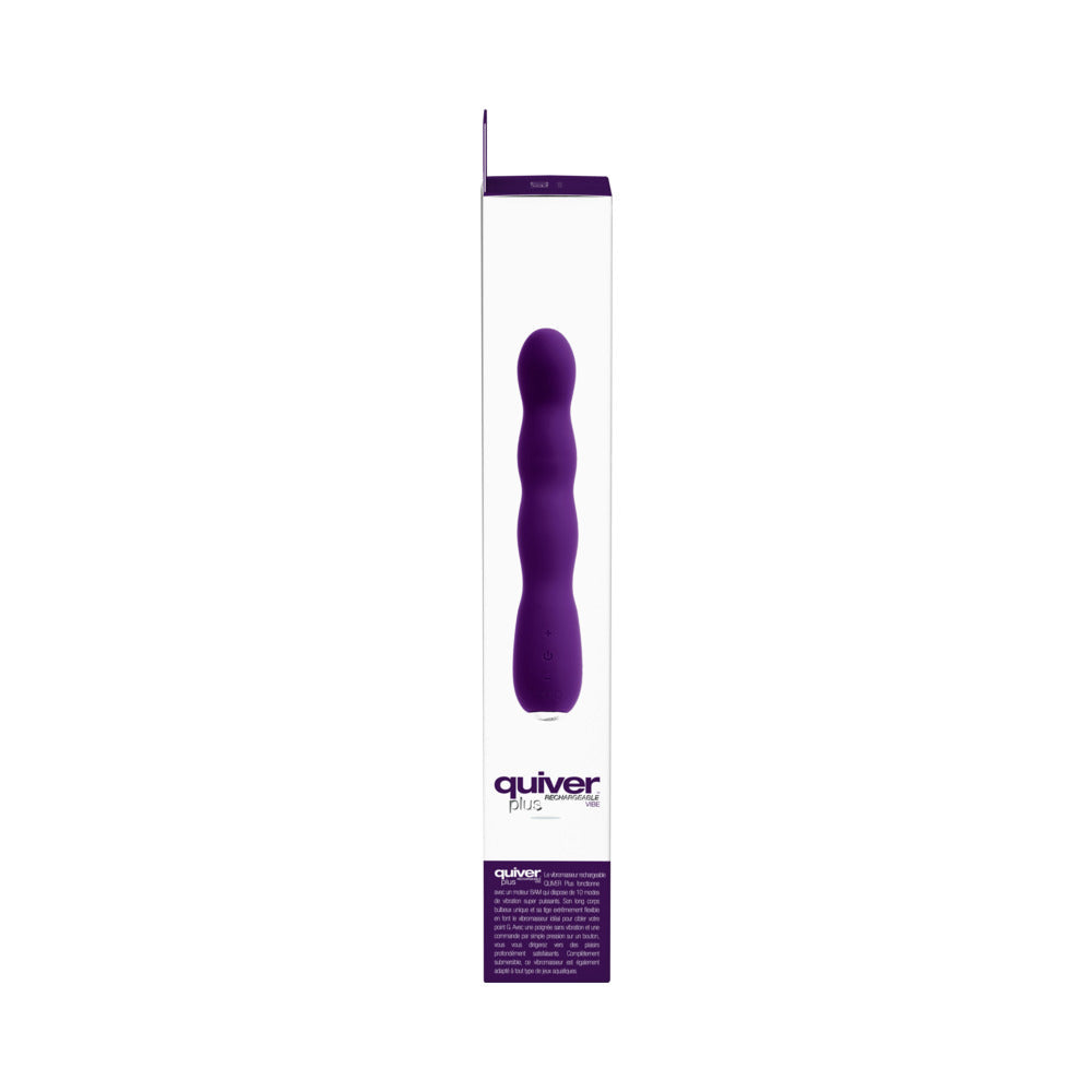 VeDO Quiver Plus Rechargeable Vibe - Deep Purple