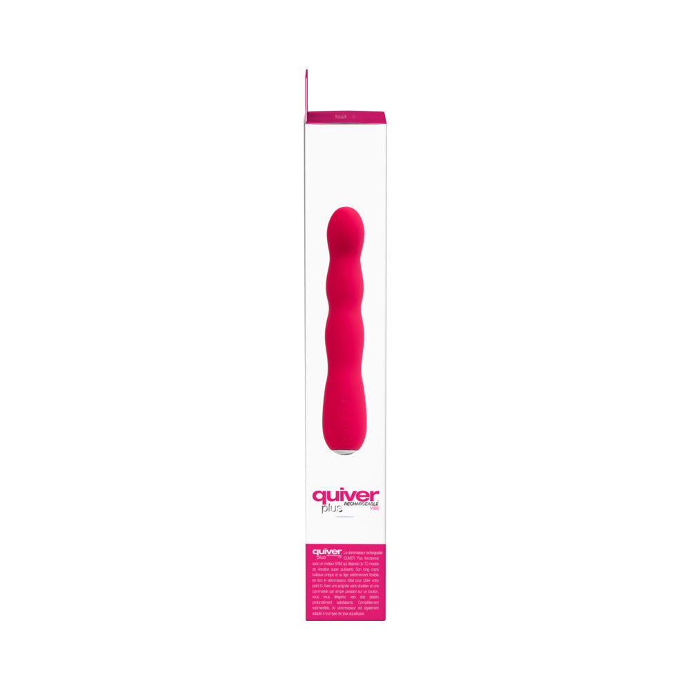 VeDO Quiver Plus Rechargeable Vibe - Foxy Pink