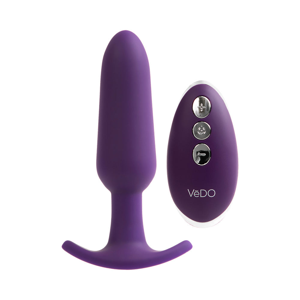VeDO Bump Plus Rechargeable Remote Control Anal Vibe - Deep Purple