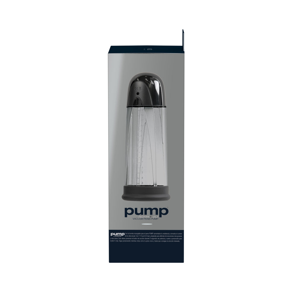 VeDO Pump Rechargeable Vacuum Penis Pump - Just Black