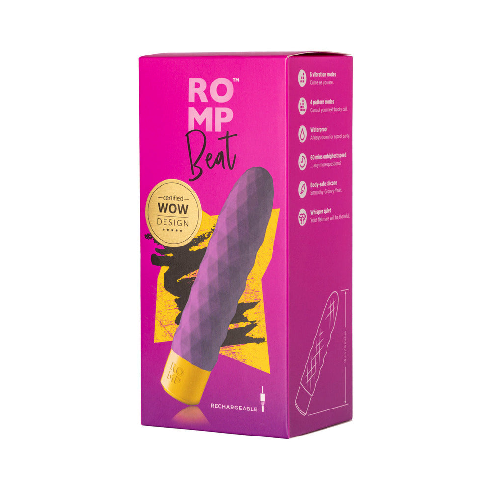 ROMP Beat Bullet Vibrator - Purple