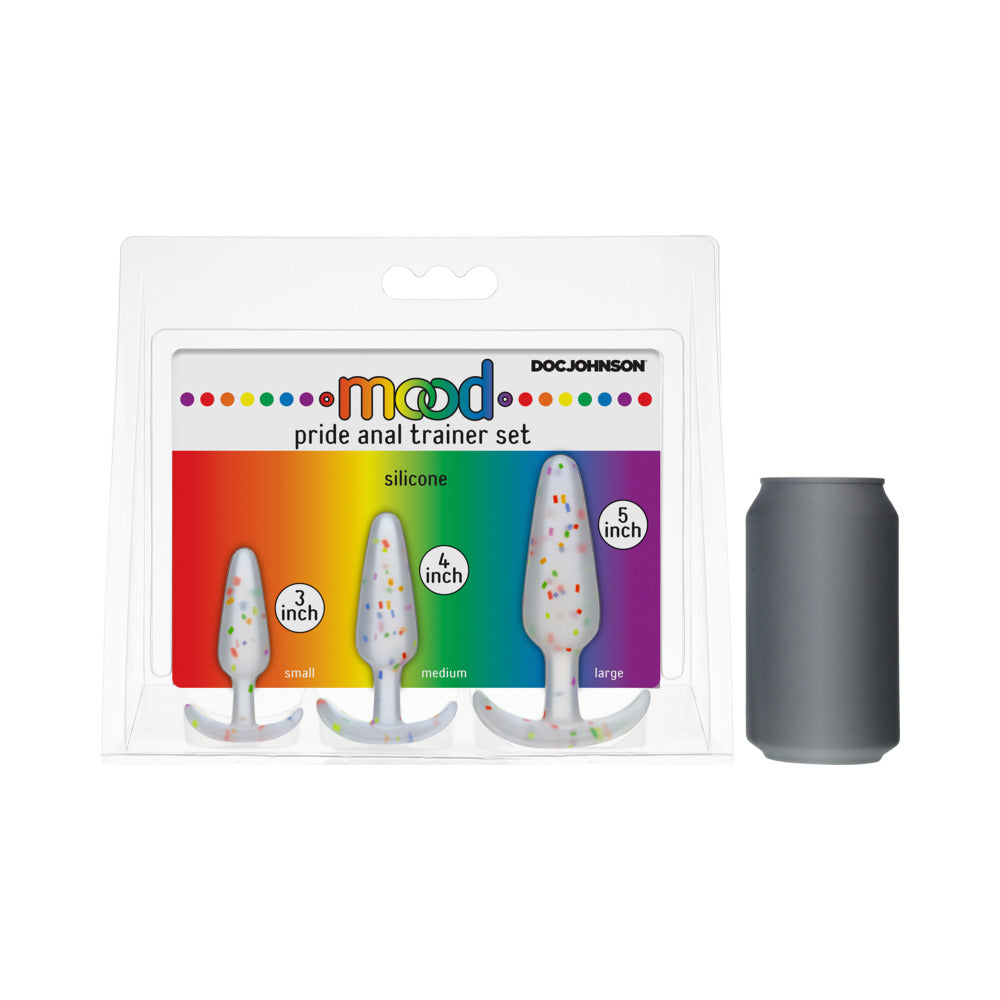 Mood Pride Anal Trainer Set - Multi Colored Set of 3