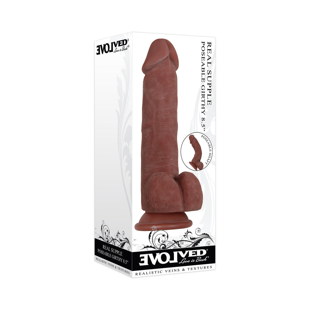 Evolved Real Supple Poseable Girthy Dark 8.5