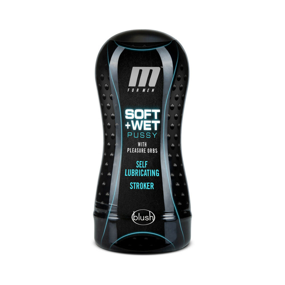 Blush M for Men Soft & Wet Pussy with Pleasure Orbs Self Lubricating Stroker - Vanilla
