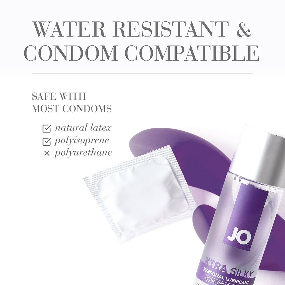 JO Xtra Silky Thin Silicone - Original Lubricant 1 oz