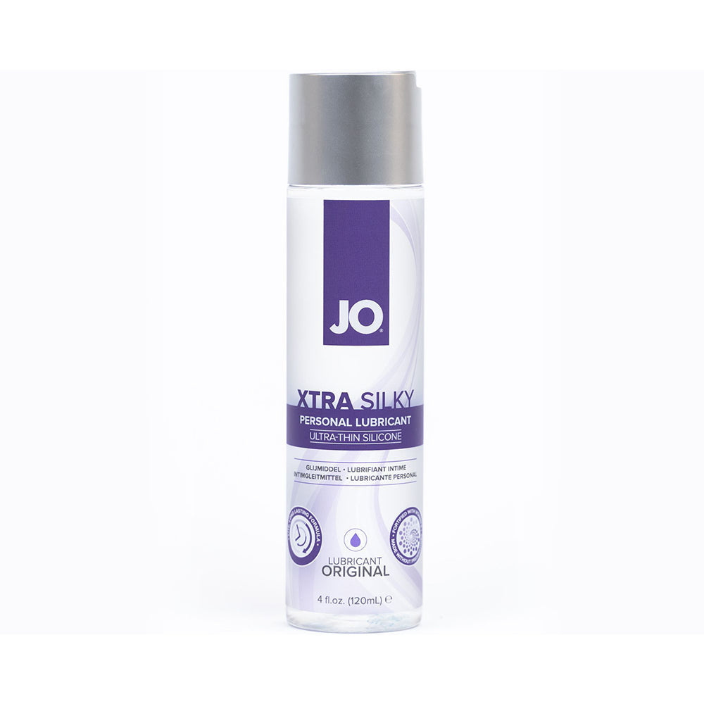 JO Xtra Silky Thin Silicone - Original Lubricant 4 oz
