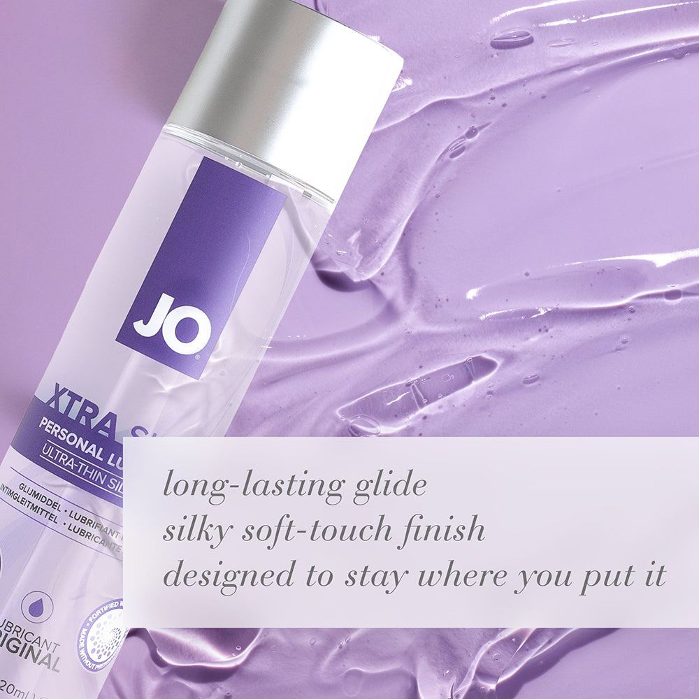 JO Xtra Silky Thin Silicone - Original Lubricant 4 oz