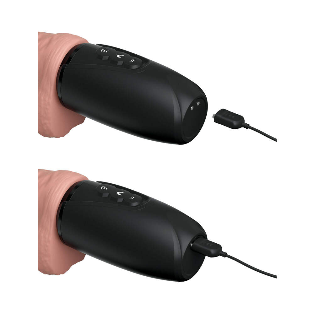King Cock Plus Thrusting Cock With Balls-Light 6.5"