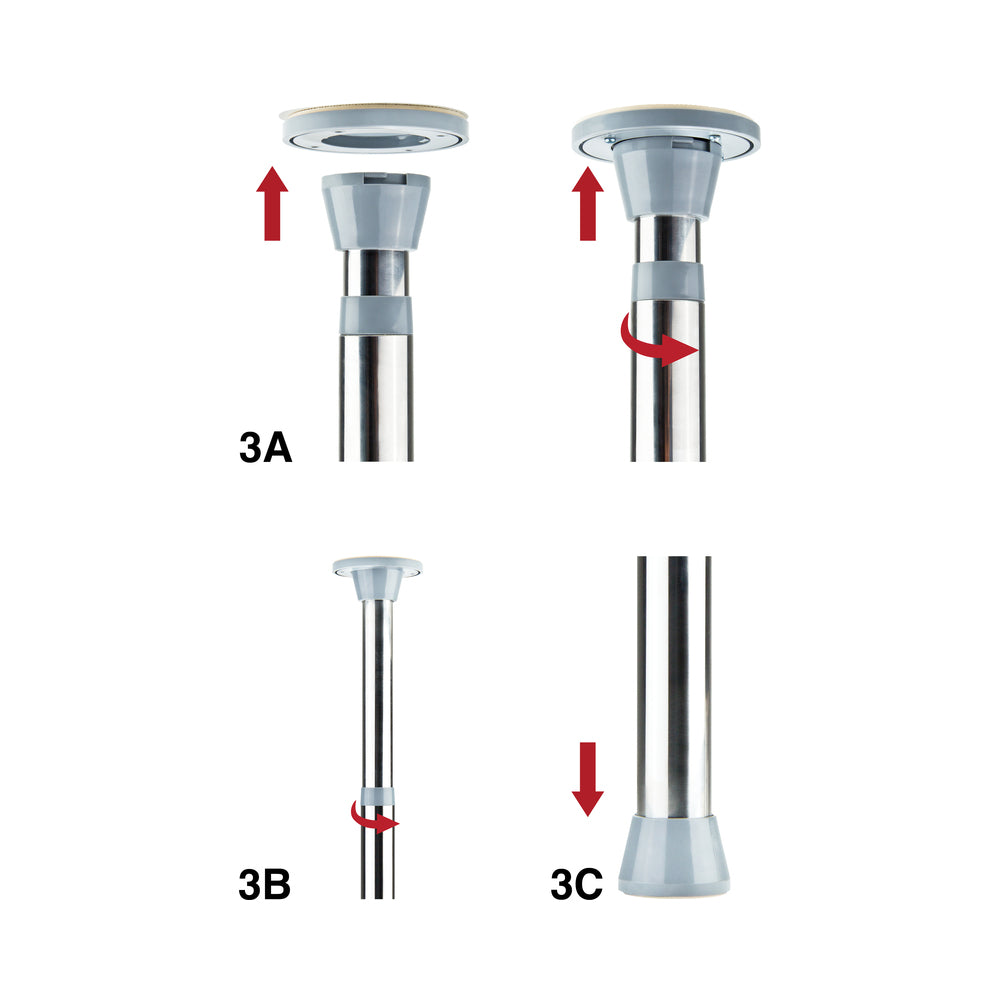 Shots Ouch Dance Pole - Silver