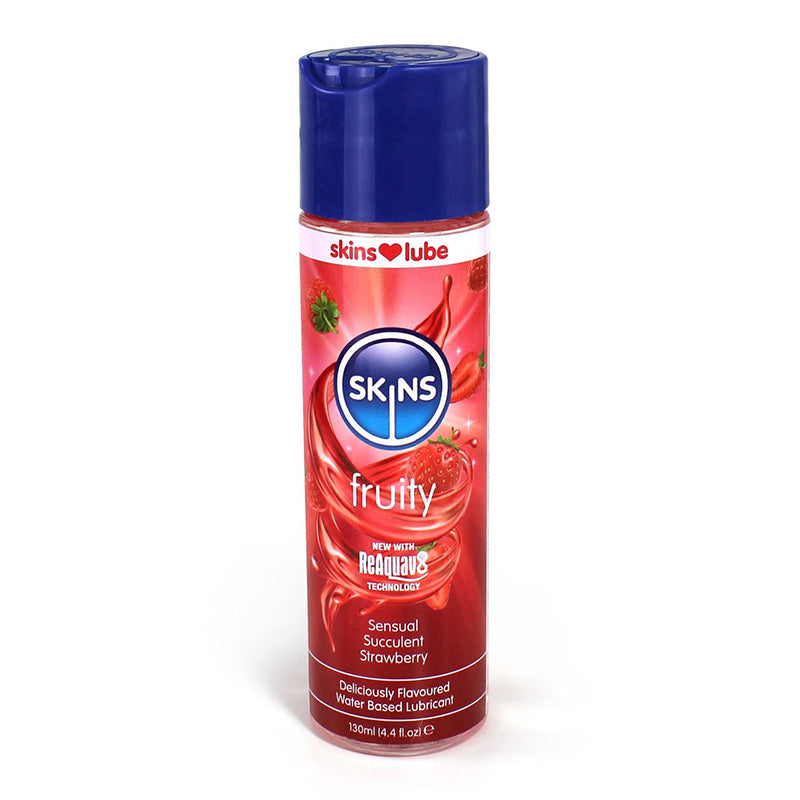 Skins Water Based Lubricant - 4.4 oz Strawberry