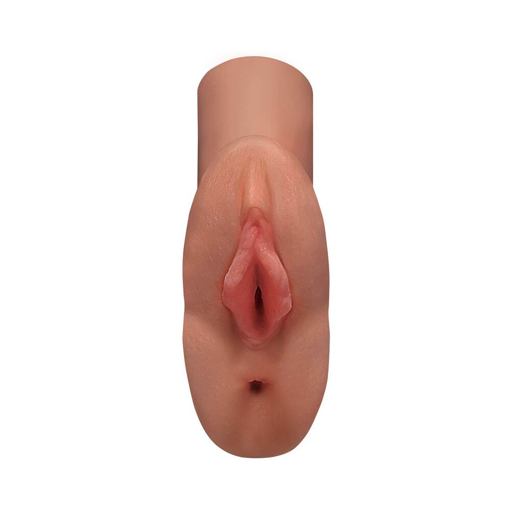 PDX Plus Perfect Pussy Double Stroker-Tan
