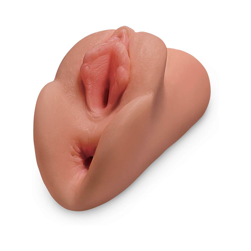 PDX Plus Perfect Pussy Double Stroker-Tan