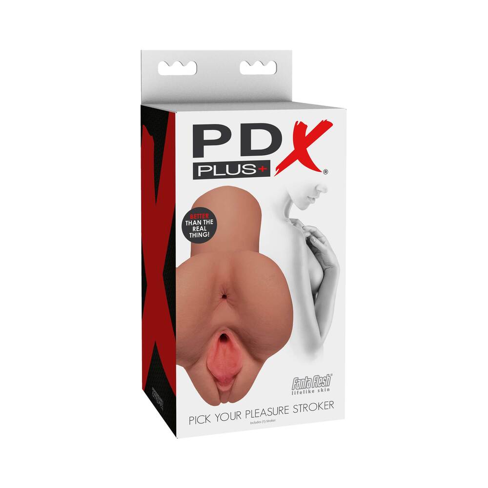 PDX Plus Pick Your Pleasure Stroker-Tan