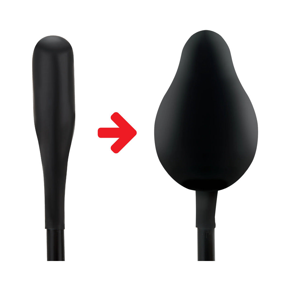 Lux Fetish Classic Inflatable Anal Balloon - Black