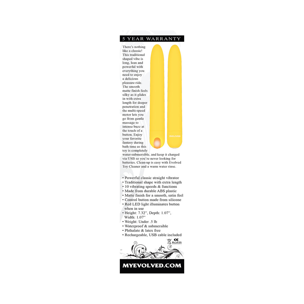 Evolved Sunny Sensations - Yellow
