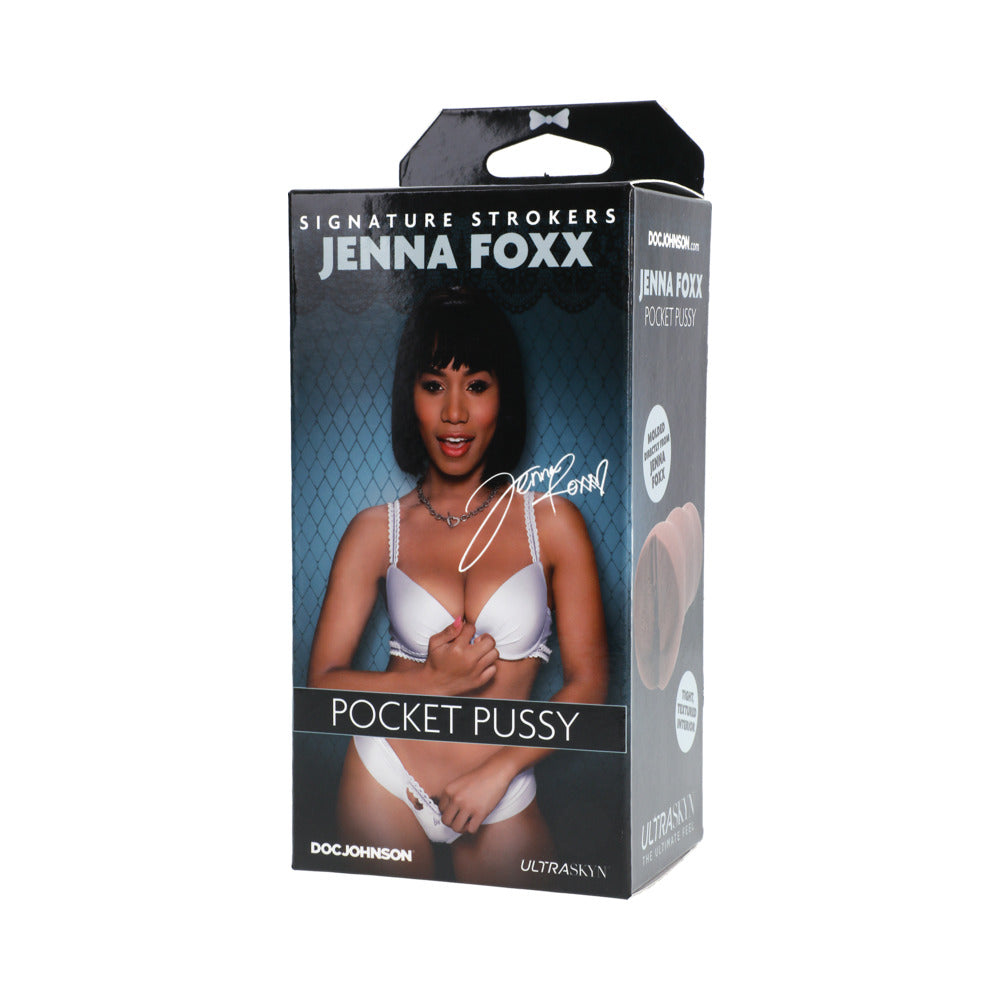 Signature Ultraskyn Stroker Pocket Pussy Jenna Foxx-Chocolate