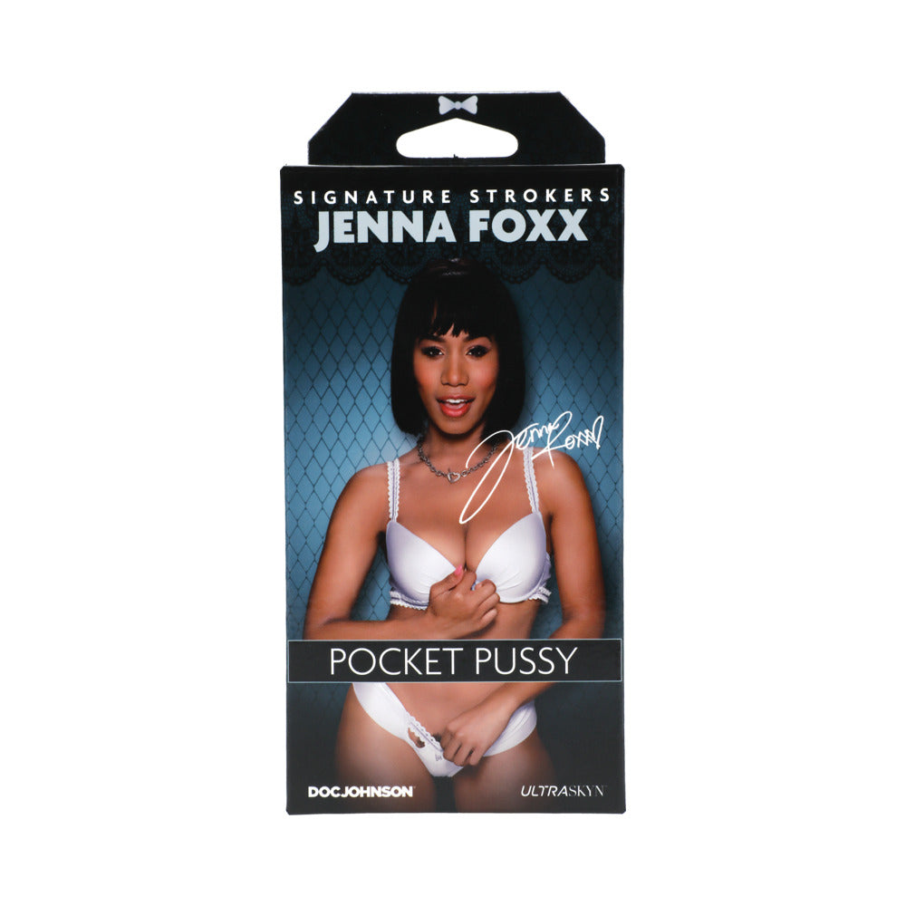 Signature Ultraskyn Stroker Pocket Pussy Jenna Foxx-Chocolate