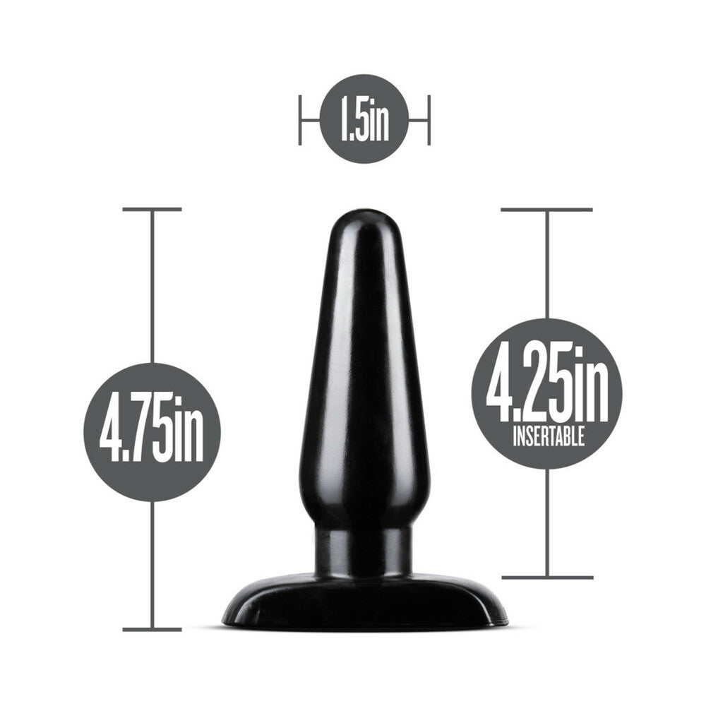 Blush Anal Adventures Basic Anal Plug - Medium Black