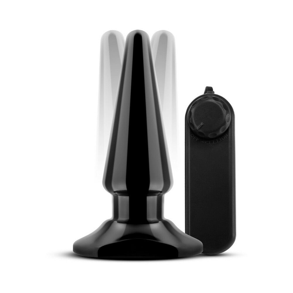 Anal Adventures Basic Vibrating Anal Pleaser Black