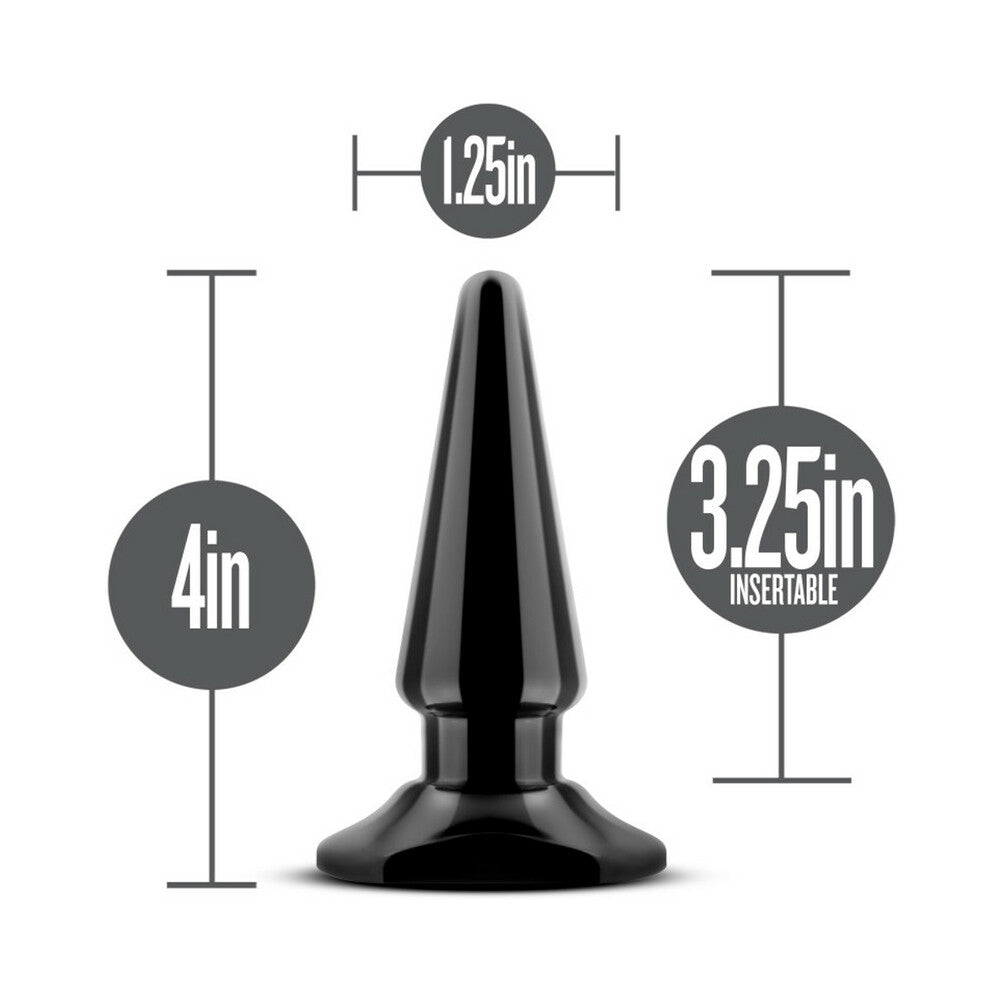 Anal Adventures Basic Vibrating Anal Pleaser Black