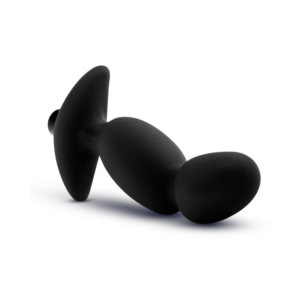 Anal Adventures Platinum Silicone Vibrating Prostate Massager 04 -Black