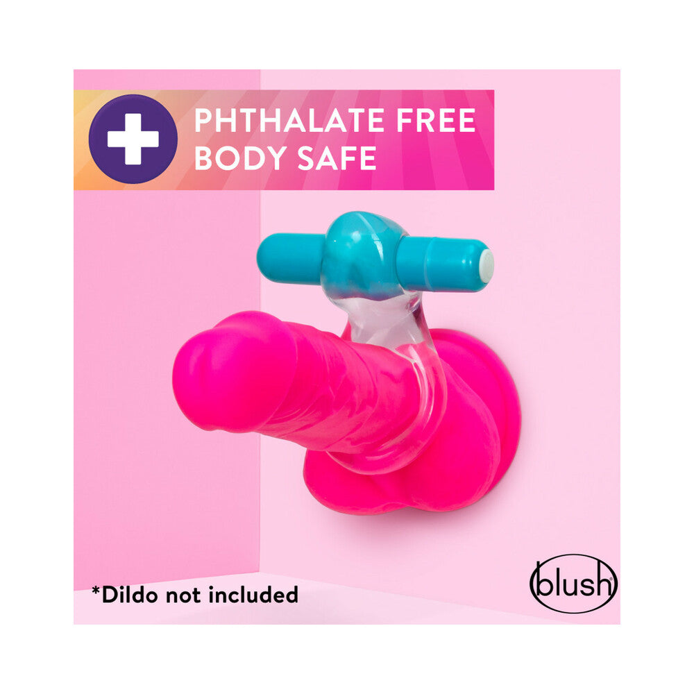 Play with Me Delight Vibrating C-Ring-Blue
