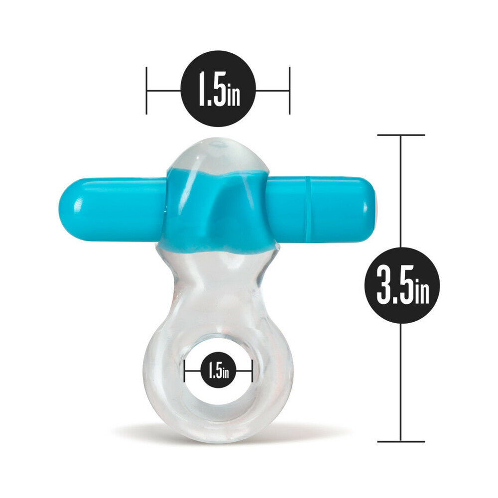 Play with Me Delight Vibrating C-Ring-Blue