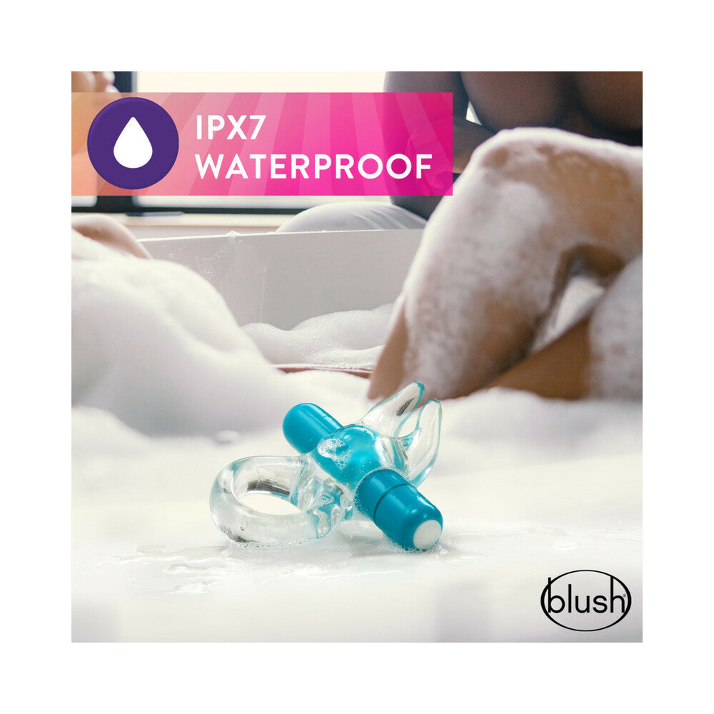 Play with Me Bull Vibrating C-Ring-Blue