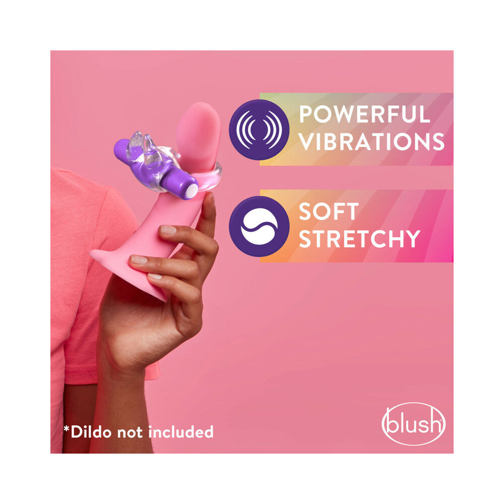 Play with Me Bull Vibrating C-Ring-Purple