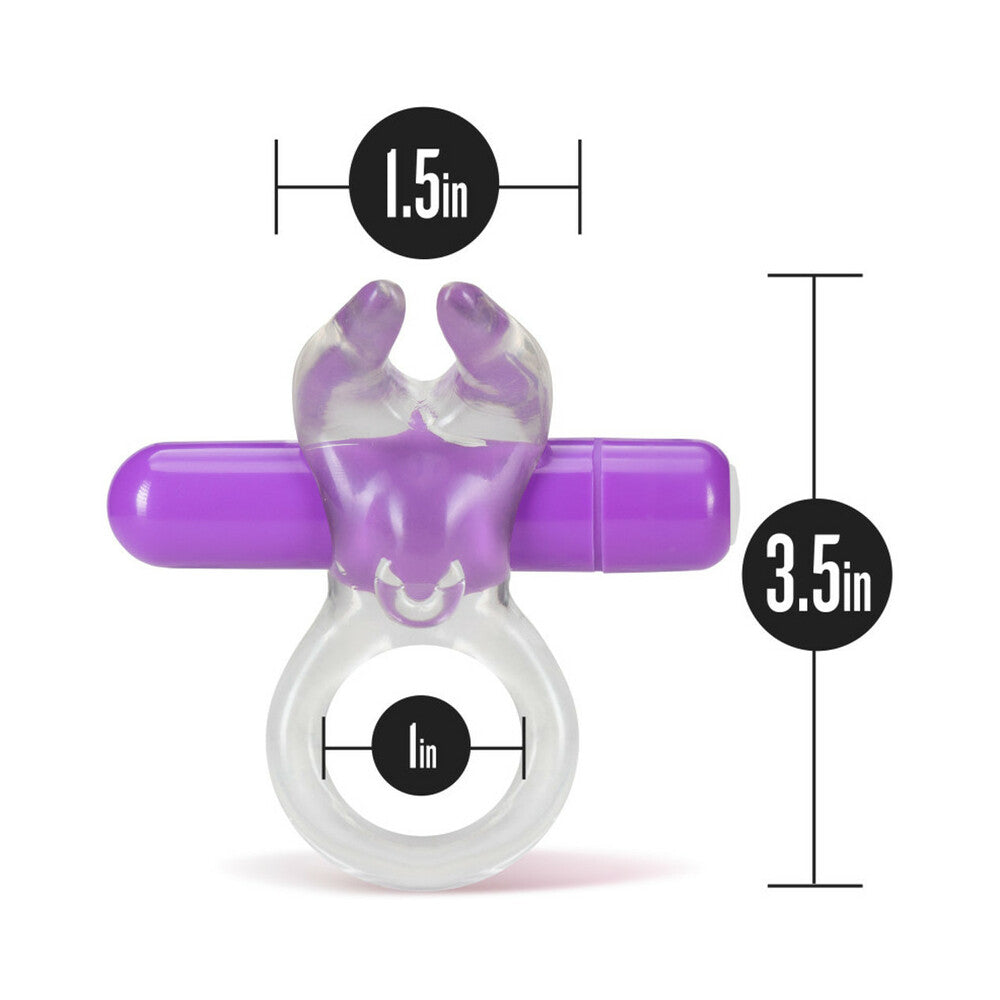 Play with Me Bull Vibrating C-Ring-Purple